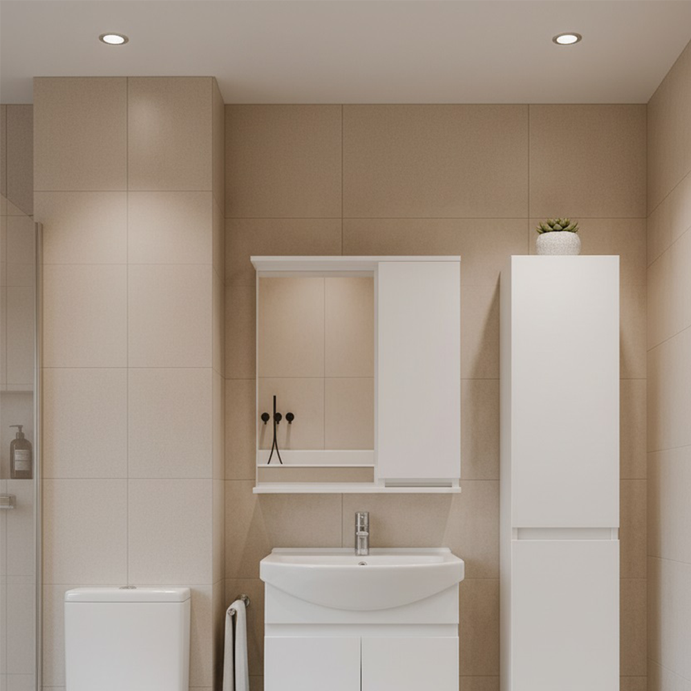 Дзеркало з шкафчиком підвісна MEBLIBUD ERICA 60см правостороннє/лівостороннє